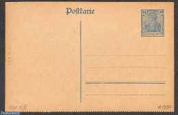 Germany, Empire 1902 Postcard 30pf, Perforated Below, Unused Postal Stationary - Storia Postale