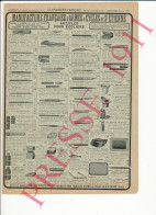Publicité 1911 Articles Pour écoliers Matériel Scolaire Plumes Porte-plume école Encrivore Encre Taille-crayon Compas - Advertising