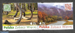 Poland 2023 Tourism 2v [:], Mint NH, Nature - Various - Trees & Forests - Tourism - Ungebraucht