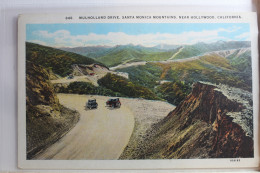 AK Hollywood Mulhppand Drive, Santa Monica Mountains Gebraucht #PF606 - Other & Unclassified