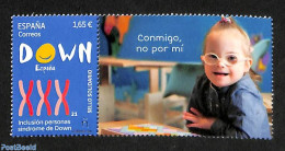Spain 2023 People With Down Syndrome 1v+tab, Mint NH, Health - Health - Ongebruikt