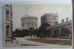 AK Windsor Castle Round Tower Ungebraucht #PF513 - Other & Unclassified