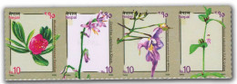 NEPAL 2024 Flower,Flora,Indigenous Plants,Nature,4v Mint Set, MNH (**) - Nepal