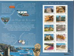 Feuillet Collector Les Pays De La Loire La France 2009 MTAM L P 20gr 10 Timbres Autoadhésifs N°24 Mon Timbre A Moi - Collectors