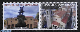Dominican Republic 2023 Cities 2v [:], Mint NH, Religion - Churches, Temples, Mosques, Synagogues - Art - Sculpture - Chiese E Cattedrali