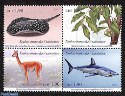 United Nations, Geneva 2024 Endangered Species 4v [+], Mint NH, Nature - Animals (others & Mixed) - Fish - Poissons