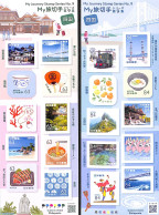 Japan 2024 My Journey No. 9 20v (2 M/s), Mint NH, Health - Transport - Food & Drink - Railways - Art - Bridges And Tun.. - Unused Stamps