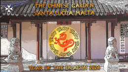 Malta 2024 Year Of The Dragon S/s, Mint NH, Various - New Year - Neujahr