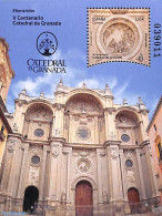 Spain 2024 Granada Cathedral S/s, Mint NH, Religion - Churches, Temples, Mosques, Synagogues - Ungebraucht