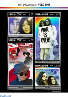 Sierra Leone 2023 Yoko Ono, Mint NH, History - Performance Art - Kings & Queens (Royalty) - Peace - Music - Familles Royales