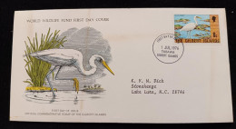 C) 1976. REPUBLIC OF KIRIBATI. FDC. WORLD WILDLIFE FUND. XF - Kiribati (1979-...)