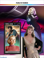Sierra Leone 2023 Marilyn Monroe, Mint NH, Performance Art - Marilyn Monroe - Movie Stars - Actores