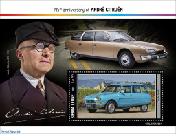 Sierra Leone 2023 André Citroën, Mint NH, Transport - Automobiles - Autos