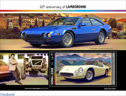 Sierra Leone 2023 Lamborghini, Mint NH, Transport - Automobiles - Cars