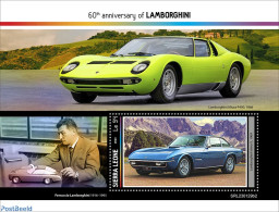 Sierra Leone 2023 Lamborghini, Mint NH, Transport - Automobiles - Voitures