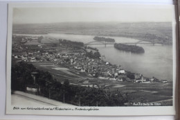 AK Rüdesheim Blick Vom Nationaldenkmal Mit Hindenburgbrücke Ungebraucht #PG571 - Andere & Zonder Classificatie