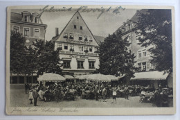AK Jena Markt - Göhres Weinstube 1927 Gebraucht #PG674 - Otros & Sin Clasificación
