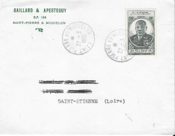 1961 Sur Lettre - GAILLARD&APESTEGUY BP 104 SAINT-PIERRE & MIQUELON - Cartas & Documentos