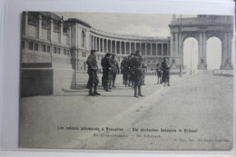 AK Brüssel Deutsche Soldaten Im Jubelpark Ungebraucht #PG698 - Andere & Zonder Classificatie