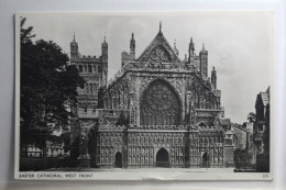 AK Devon Exeter Cathedral, West Front 1955 Gebraucht #PG939 - Altri & Non Classificati
