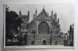 AK Devon Exeter Cathedral, West Front 1955 Gebraucht #PG939 - Sonstige & Ohne Zuordnung