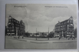 AK Königsberg I. Pr. Schlossplatz Mit Schlosshauptwache 1917 Gebraucht #PG810 - Ostpreussen
