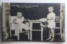 AK Deutschland Prinzen Wilhelm Und Louis Ferdinand 1911 Gebraucht #PG914 - Autres & Non Classés