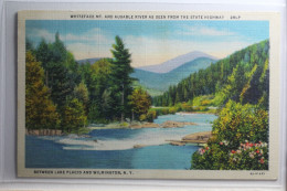 AK Whiteface MT And Ausable River As See From The St. Highway Ungebraucht #PH053 - Andere & Zonder Classificatie