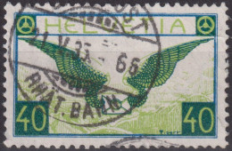 1929 Flugpost Schweiz ⵙ Zum:CH F15, Mi:CH 234x,Yt:CH.PA14, Brief Mit Flügeln - Oblitérés