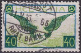 1929 Flugpost Schweiz ⵙ Zum:CH F15, Mi:CH 234x,Yt:CH.PA14, Brief Mit Flügeln - Used Stamps