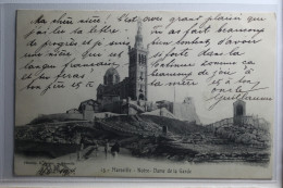 AK Marseille Notre-Dame De La Garde 1915 Gebraucht #PH088 - Notre-Dame De La Garde, Aufzug Und Marienfigur