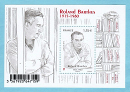 Feuillet Roland Barthes N° 5006 Neuf** TTB  Tirage 500 000 - Nuovi