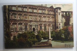 AK Heidelberg Schloss Otto Heinrichsbau 1961 Gebraucht #PH214 - Other & Unclassified