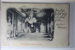 AK Windsor Castle Throne Room 1901 Gebraucht #PH106 - Sonstige & Ohne Zuordnung