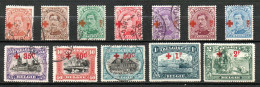 150/161 Gestempeld - Cote 285,00 Euro - 1918 Croix-Rouge