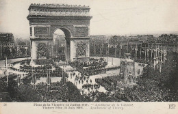 Paris Fêtes De La Victoire 14 Juillet 1919 L'Arc De Triomphe Et Monument Aux Morts Pir La Patrie     5084 - Guerre 1914-18