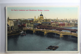 AK London St. Paul's Chathedral And Blackfriars Bridge Gebraucht #PH109 - Sonstige & Ohne Zuordnung
