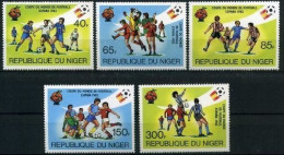Niger 767-771 Postfrisch Fußball #GB613 - Niger (1960-...)
