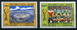 Kamerun 1119-1120 Postfrisch Fußball #GB620 - Kamerun (1960-...)