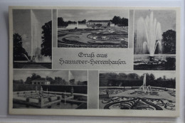 AK Hannover Mehrbildkarte - Herrenhausen 1951 Gebraucht #PH444 - Sonstige & Ohne Zuordnung