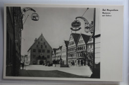 AK Bad Mergentheim Marktplatz Mit Rathaus Gebraucht #PH430 - Other & Unclassified