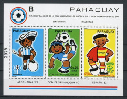 Paraguay Block 358 Postfrisch Fußball WM 1978 #GB640 - Paraguay