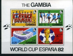 Gambia Block 6 Postfrisch Fußball #GB622 - Gambia (1965-...)