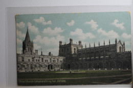 AK Oxford Christ Church Cathedral & Dinning Hall Gebraucht #PH616 - Otros & Sin Clasificación