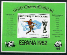 Togo Block 178 Postfrisch Fußball #GB652 - Togo (1960-...)