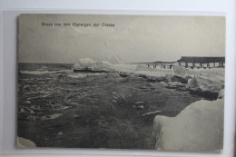 AK Ostsee Gruß Von Den Eisbergen Der Ostsee 1912 Gebraucht #PH509 - Other & Unclassified
