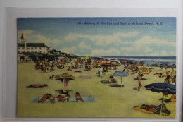 AK USA Bathing In The Sun And Surf At Atlantic Beach, N. C. Ungebraucht #PH614 - Altri & Non Classificati