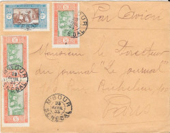 A.O.F. 1935 Sur Lettre M'BOUR - SÉNÉGAL - Brieven En Documenten