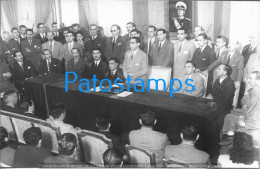 229183 ARGENTINA TUCUMAN GOBERNADOR FERNANDO RIERA 1951 ACTO C.G.T SALON BLANCO 18.5 X 11.5 CM PHOTO NO POSTCARD - Argentinië