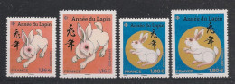FRANCE - 2023 - N°YT. 5645 à 5648 - Année Du Lapin - Neuf Luxe ** / MNH / Postfrisch - Unused Stamps